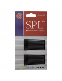 SPL Invisible Hair Clips, Black (5cm/24pcs)