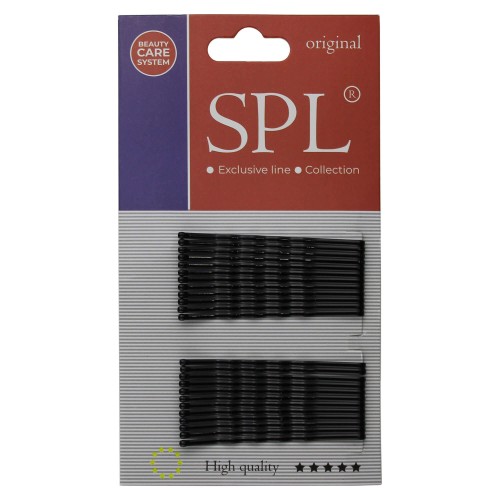 Invisible for hair milling SPL, black (5.5 cm/24 pcs)