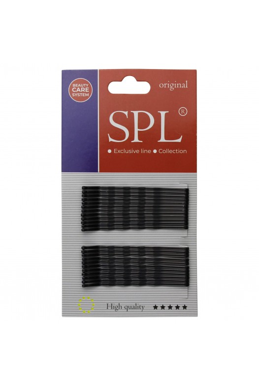 SPL invisible hair cutters, black (6 cm/24 pcs.)
