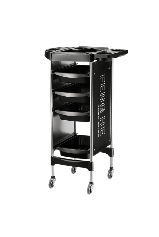 Hairdressing trolley for beauty salons with 4 working compartments SPL 578-003