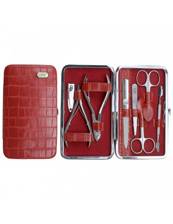 Manicure set "Red crocodile" SPL 77902A