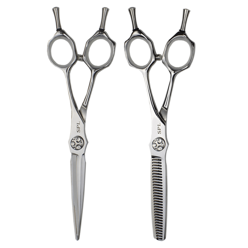 Set of professional hairdressing scissors SPL 90033-60 and 90033-63, size 6.0 (art. 90033-02)