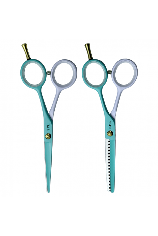 Set of professional hairdressing scissors SPL 90047-55 and 90047-33, size 5.5 (art. 90047-02)