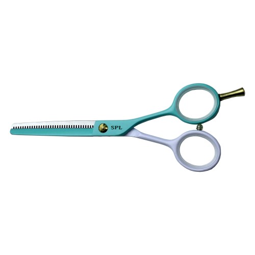 Professional hairdressing scissors blue-white 5.5 SPL 90047-33