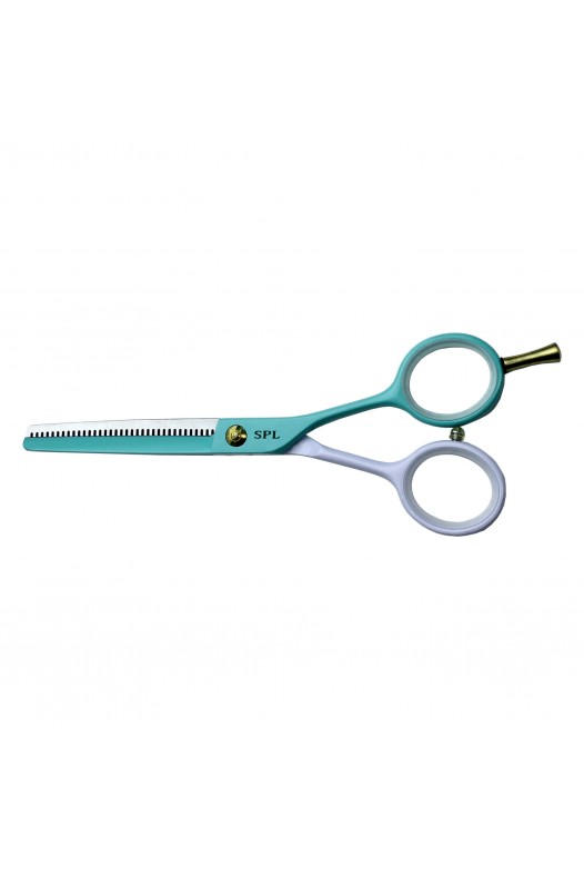 Professional hairdressing scissors blue-white 5.5 SPL 90047-33