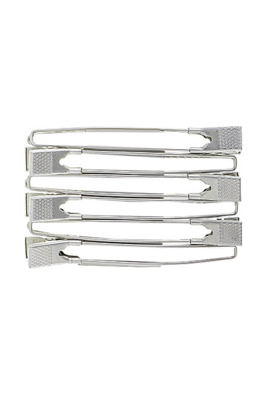 Aluminum clamps, 6 pcs