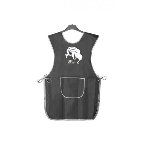Black double-sided apron