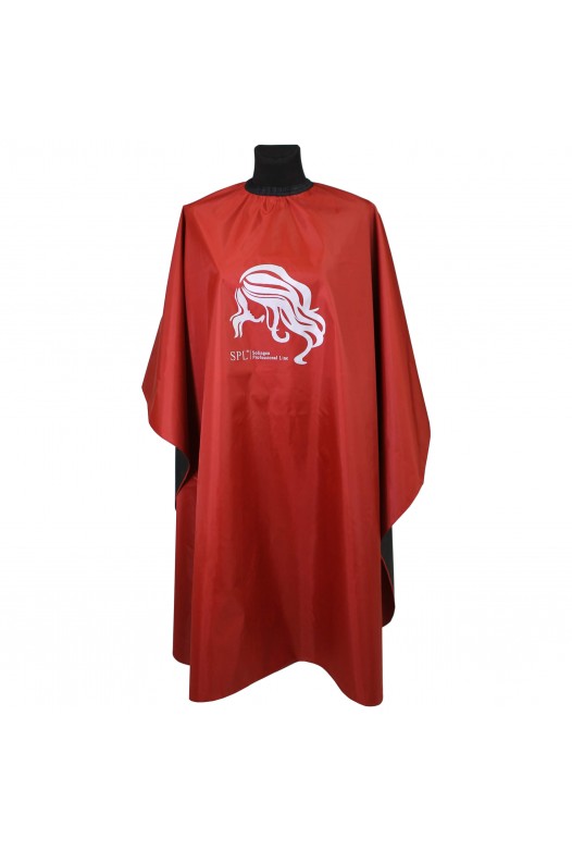 Hairdressing gown SPL, red