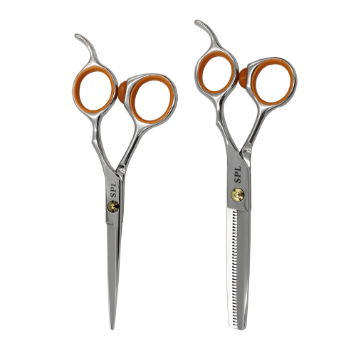 Set of professional hairdressing scissors SPL 91055-55 and 91635-35, size 5.5 (art. 91055-02)