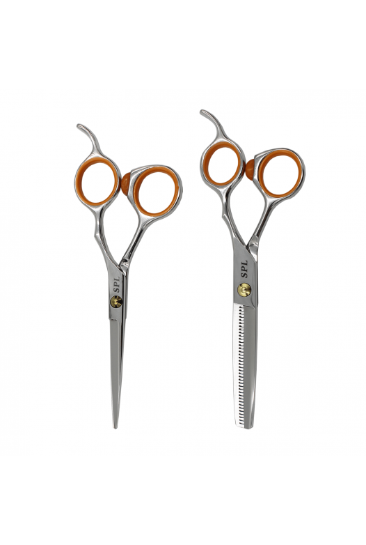 Set of professional hairdressing scissors SPL 91055-55 and 91635-35, size 5.5 (art. 91055-02)