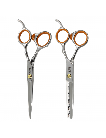 Set of professional hairdressing scissors SPL 91060-60 and 91630-63, size 6.0 (art. 91060-02)