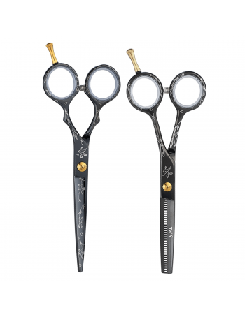 Set of professional hairdressing scissors SPL 95355-55 and 95535-35, size 5.5 (article 95355-02)