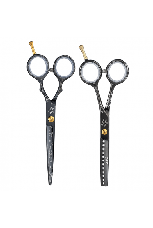 Set of professional hairdressing scissors SPL 95355-55 and 95535-35, size 5.5 (article 95355-02)