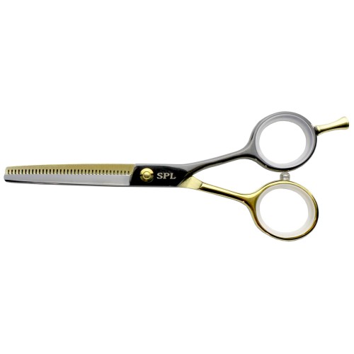 Professional hairdressing scissors gold-black 5.5 SPL 96817-33