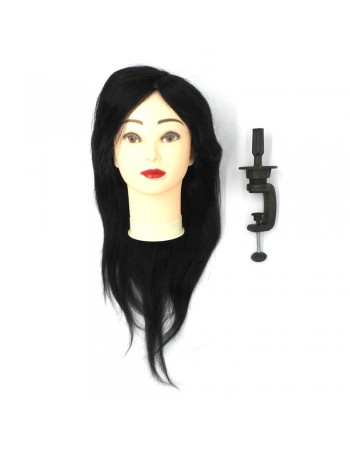Учебный  манекен "Брюнетка" с натуральными волосами