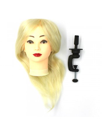 Учебный манекен «Блондинка» с натуральными волосами 