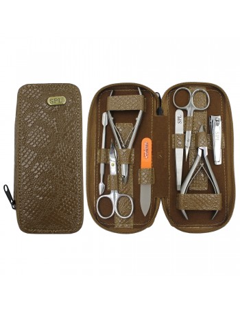 Manicure set "Olive snake"