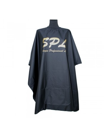 Hairdressing gown SPL, light raincoat fabric, black 905073-14
