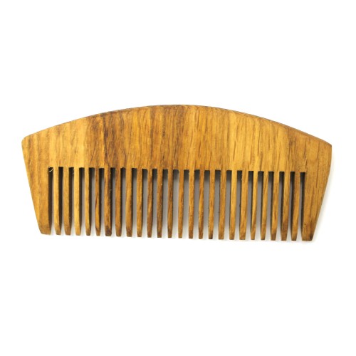 Wooden hair comb