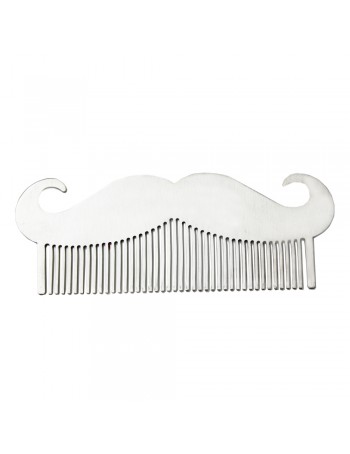 Metal barber comb for beard and hair