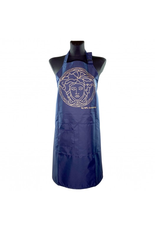 Apron blue one-sided Versace