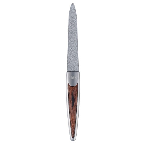 Сапфірова пилка для нігтів з металевою ручкою і дерев'яною вставкою, 12см