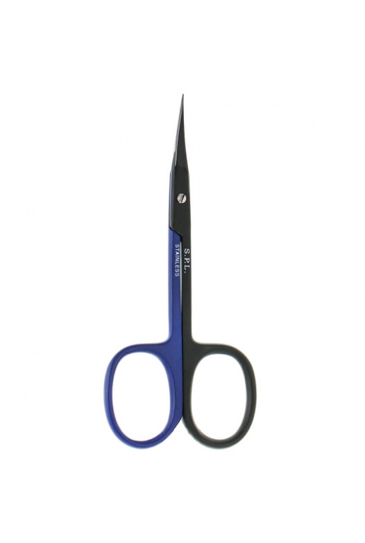 scissors black with blue