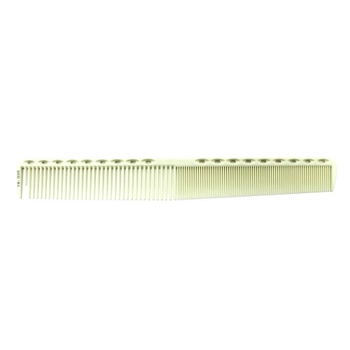 Professional ivory hair comb, white