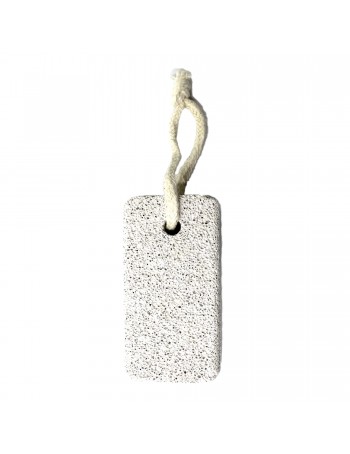 Pumice stone, natural, with a string